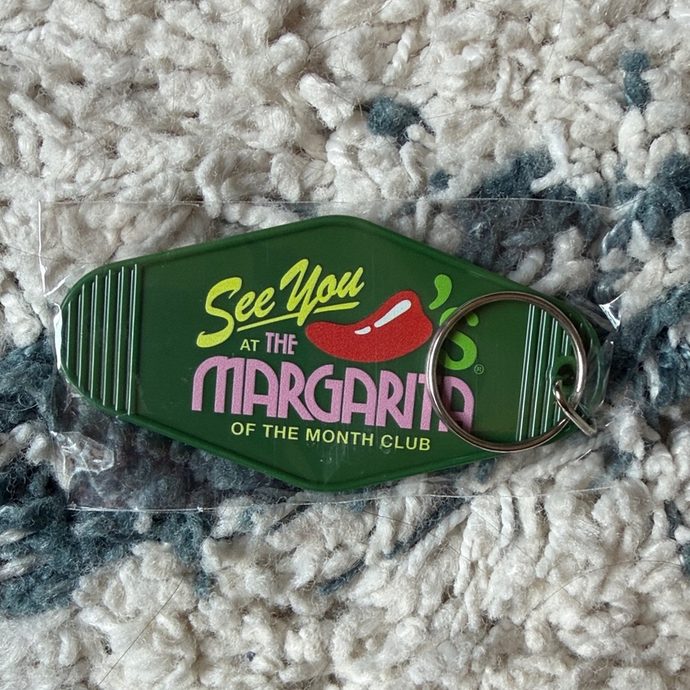 Chili’s Margarita of the Month Club motel keychain